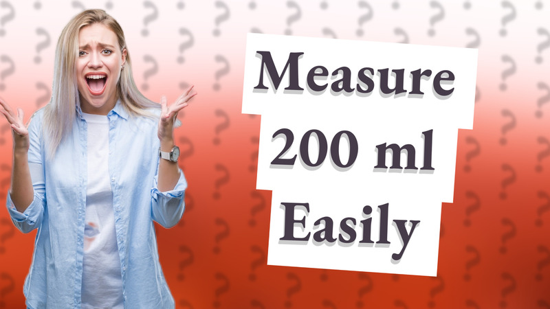 Measure 200 ml Easily
