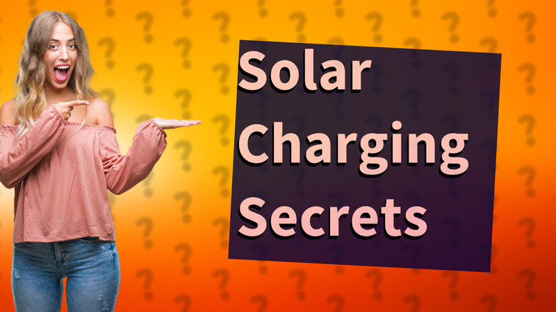 Solar Charging Secrets