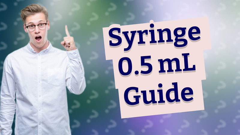 Syringe 0.5 mL Guide