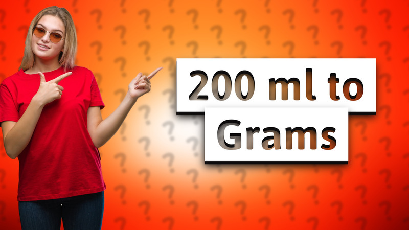 200 ml to Grams