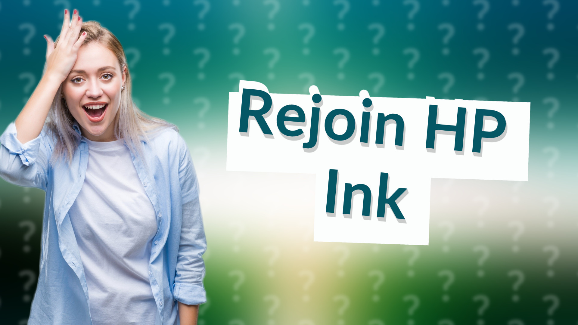 Rejoin HP Ink