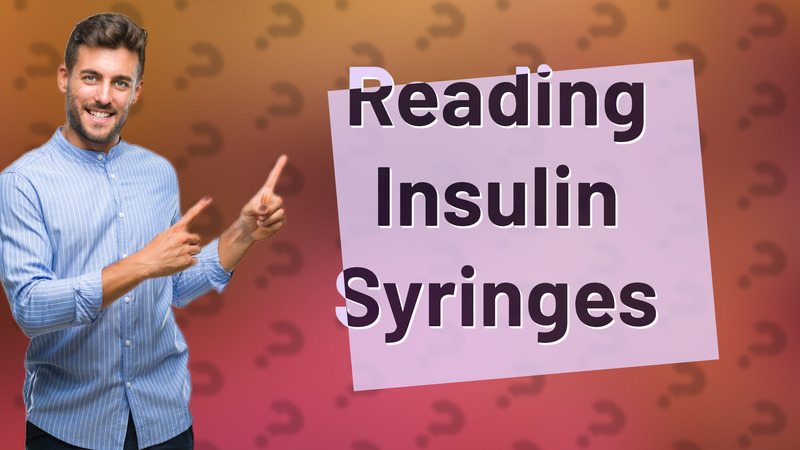 Reading Insulin Syringes