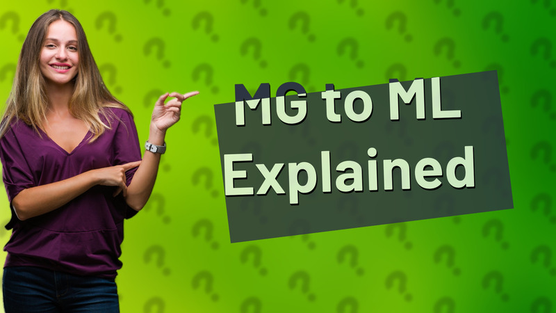 MG to ML Explained