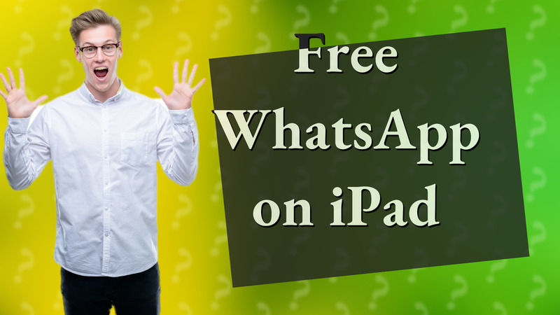 Free WhatsApp on iPad