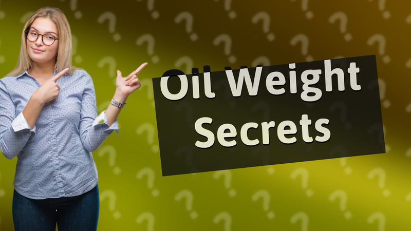 Oil Weight Secrets