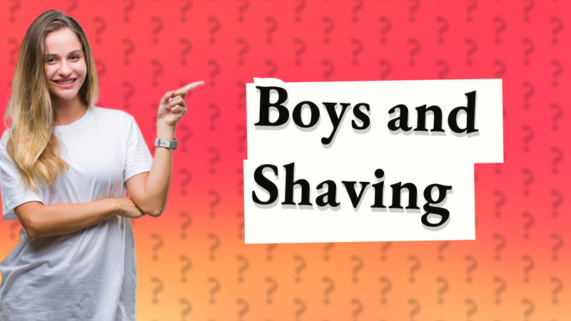 Boys and Shaving