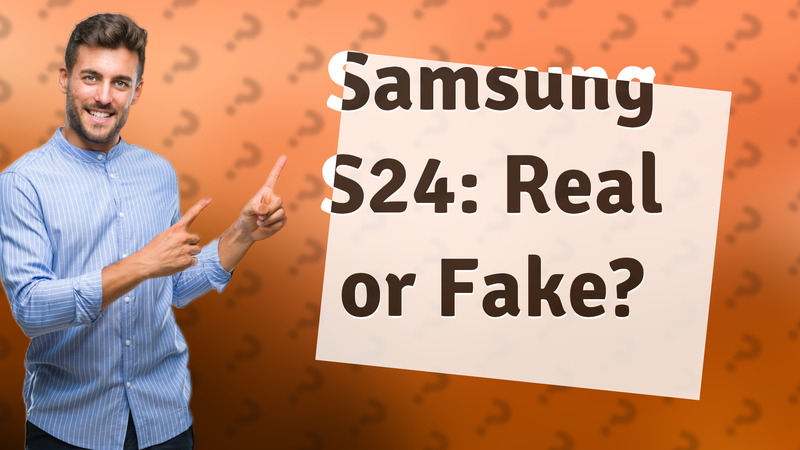 Samsung S24: Real or Fake?