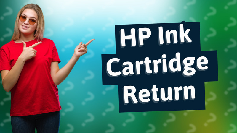 HP Ink Cartridge Return