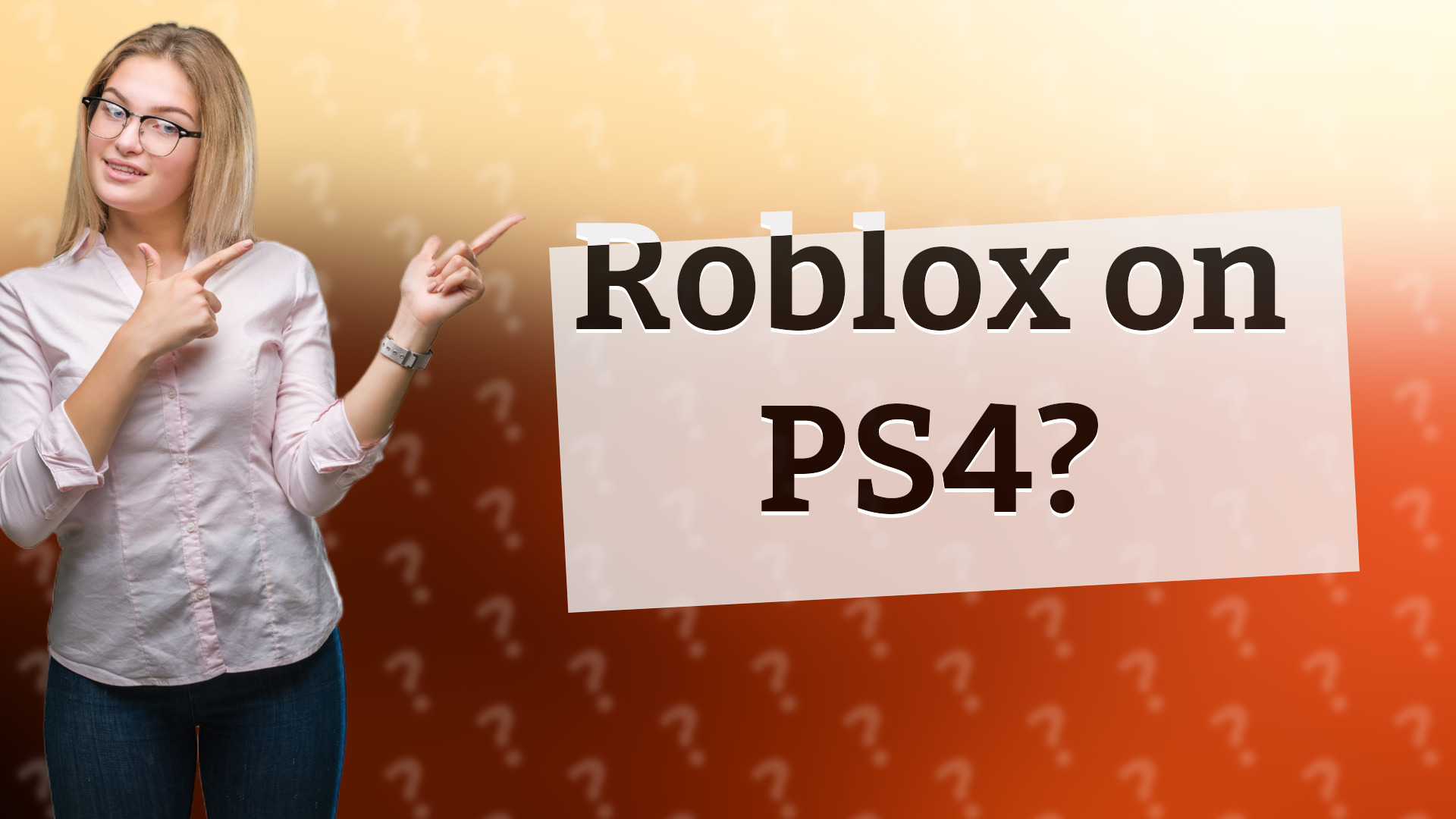 Roblox on PS4?
