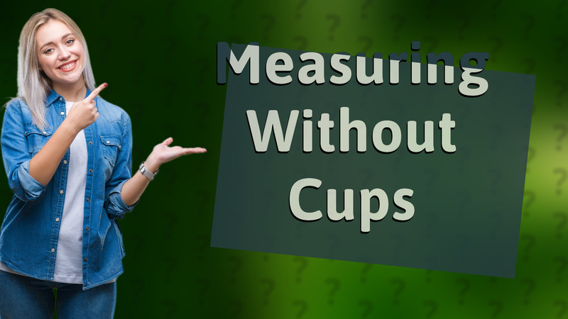 Measuring Without Cups