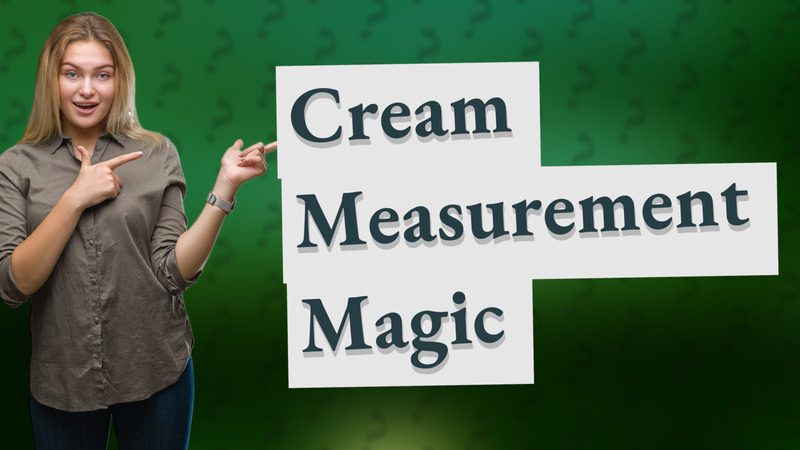 Cream Measurement Magic