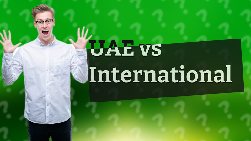 UAE vs International