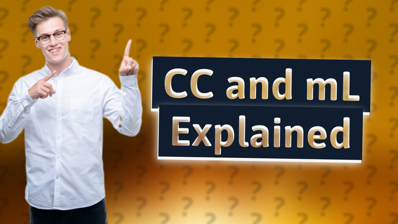 CC and mL Explained