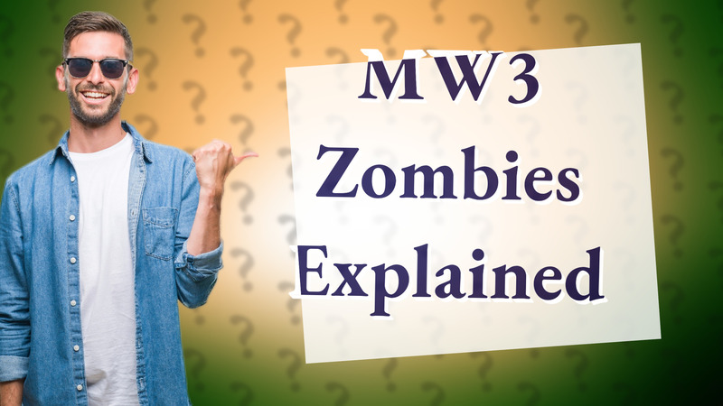 MW3 Zombies Explained