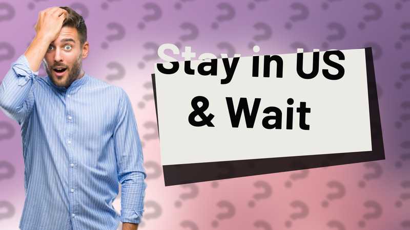 Stay in US & Wait