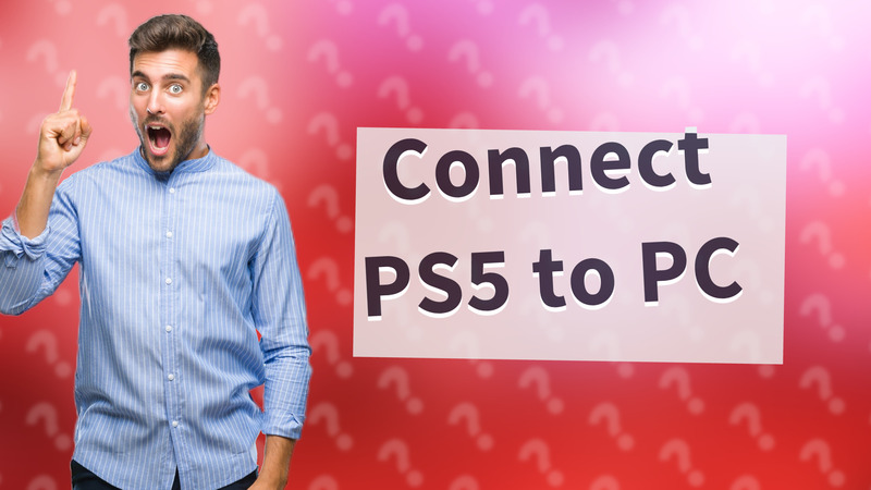 Connect PS5 to PC