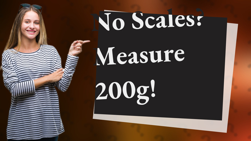 No Scales? Measure 200g!