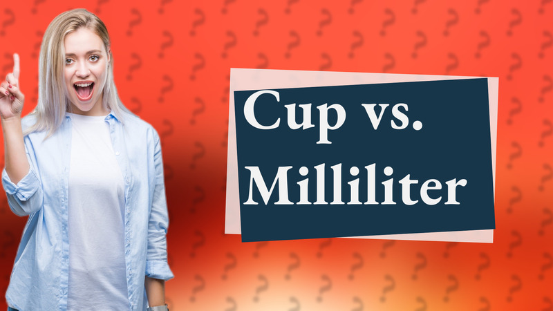Cup vs. Milliliter