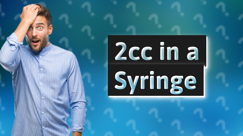 2cc in a Syringe