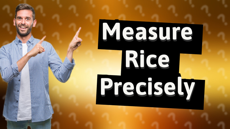 Measure Rice Precisely