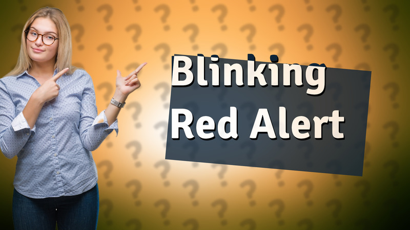Blinking Red Alert