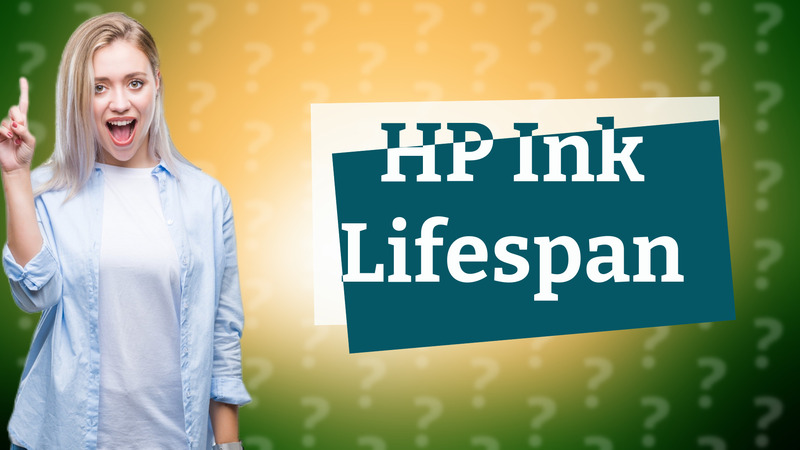 HP Ink Lifespan