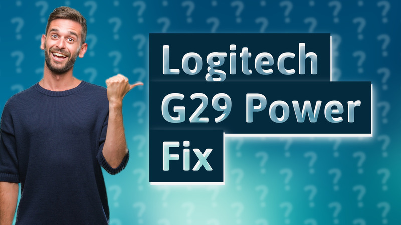 Logitech G29 Power Fix