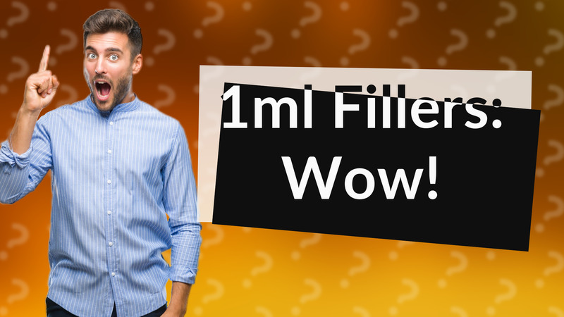 1ml Fillers: Wow!
