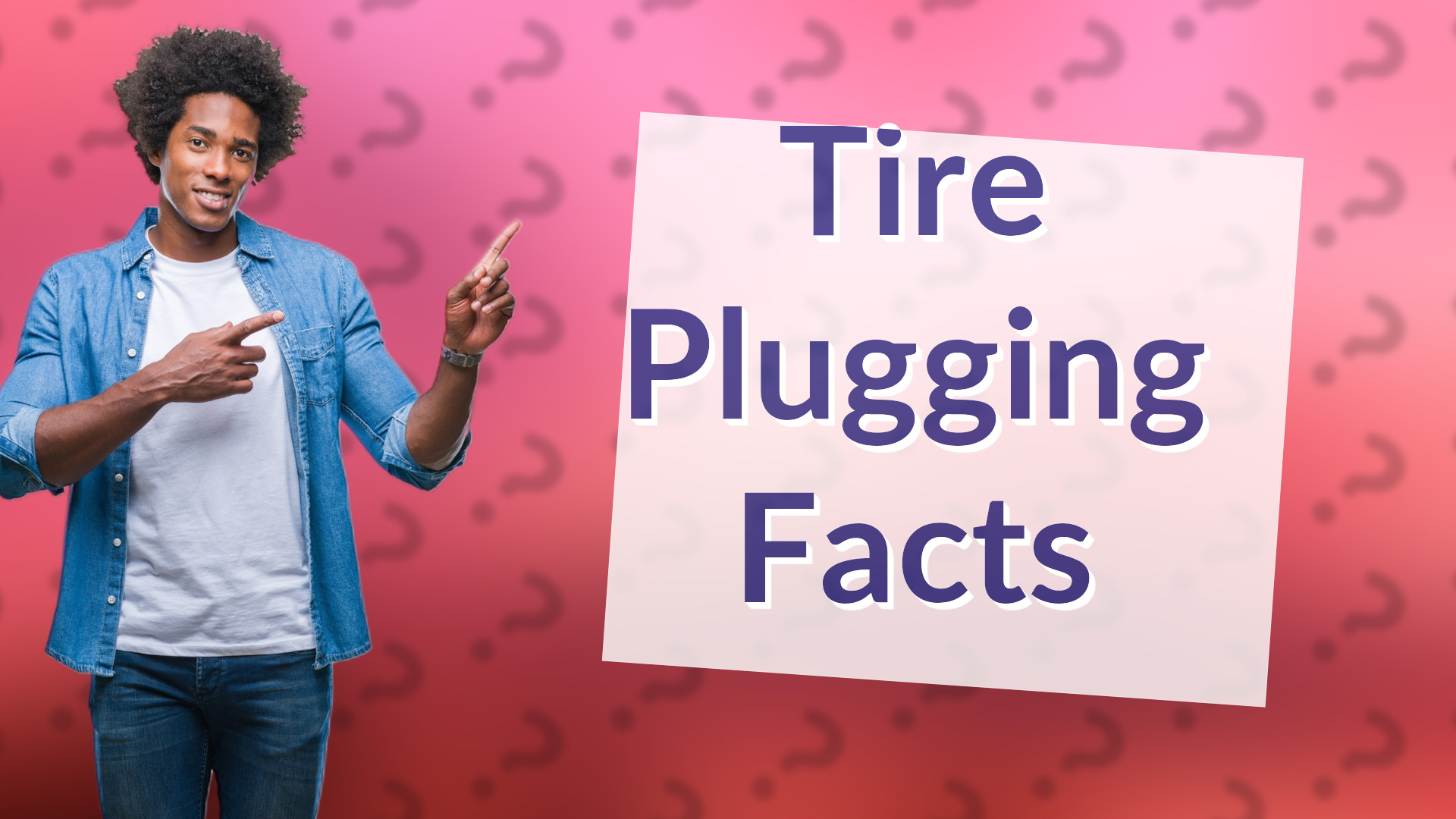 Tire Plugging Facts
