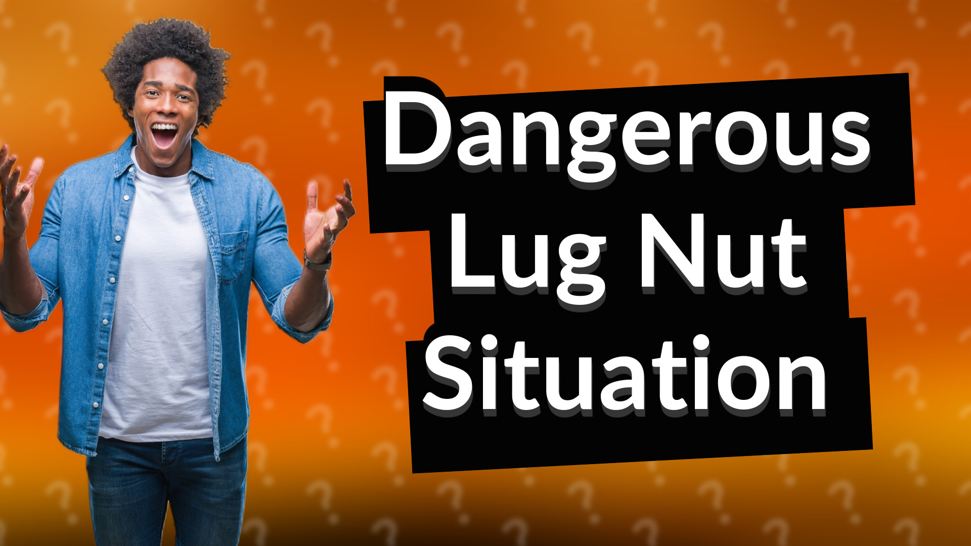 Dangerous Lug Nut Situation