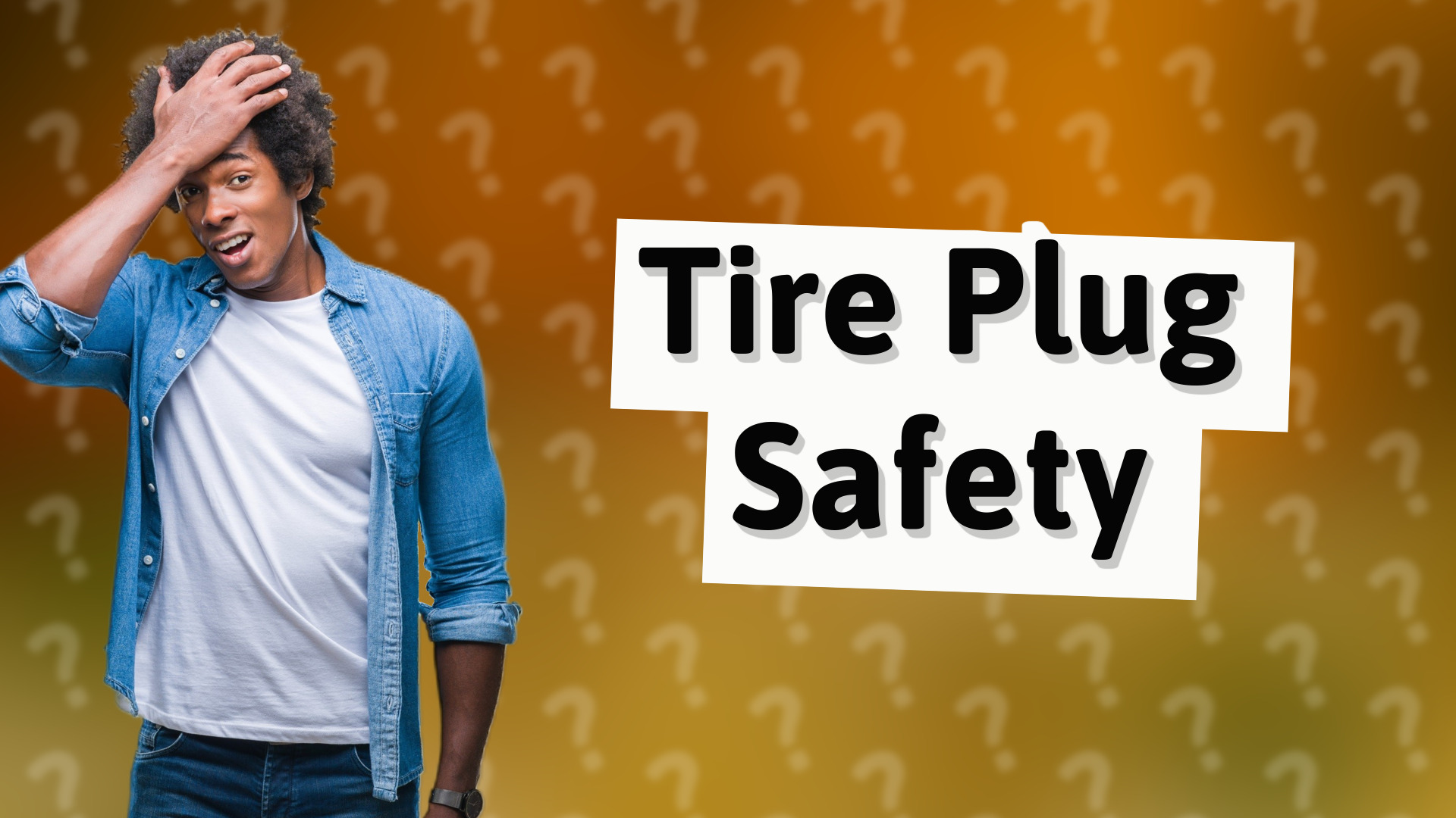 Tire Plug Safety