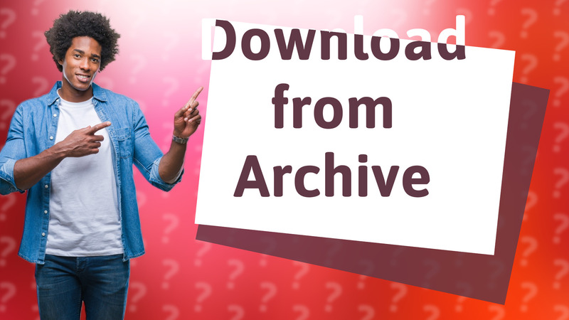 Download from Archive