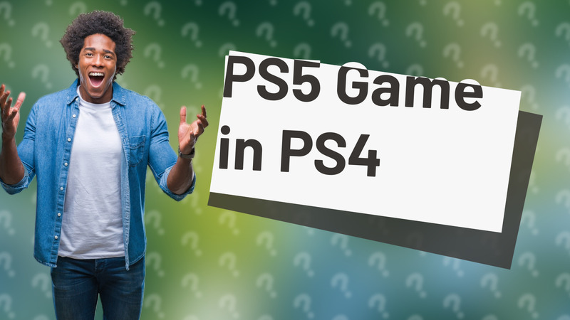PS5 Game in PS4