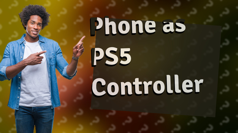 Phone as PS5 Controller