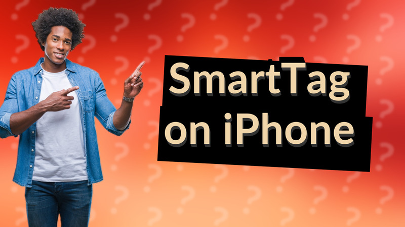 SmartTag on iPhone