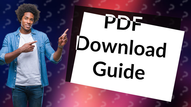PDF Download Guide