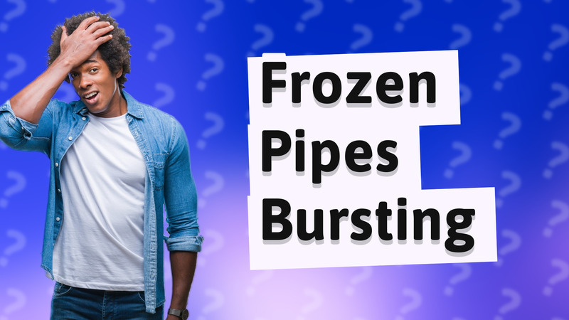Frozen Pipes Bursting