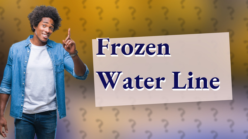 Frozen Water Line