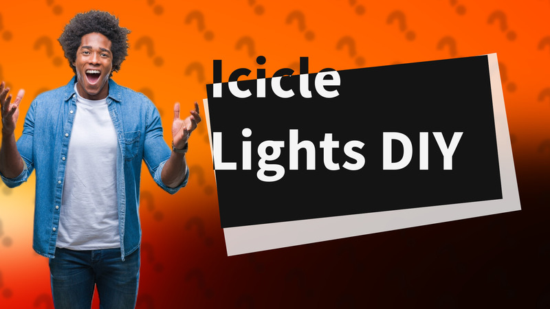 Icicle Lights DIY