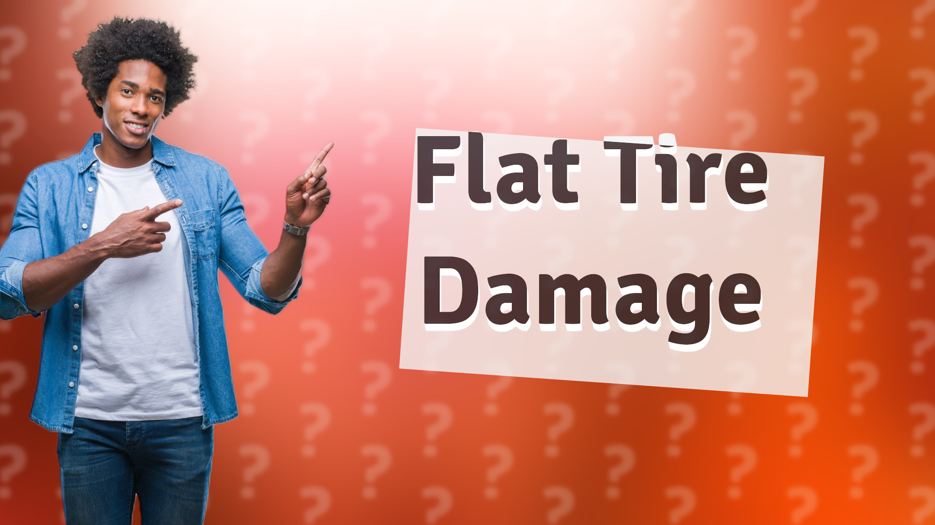 Flat Tire Damage