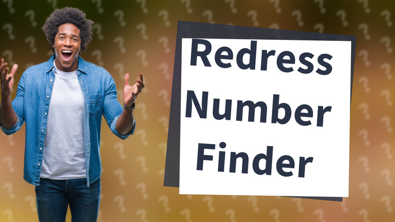 Redress Number Finder