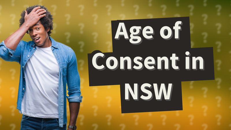 Age of Consent in NSW