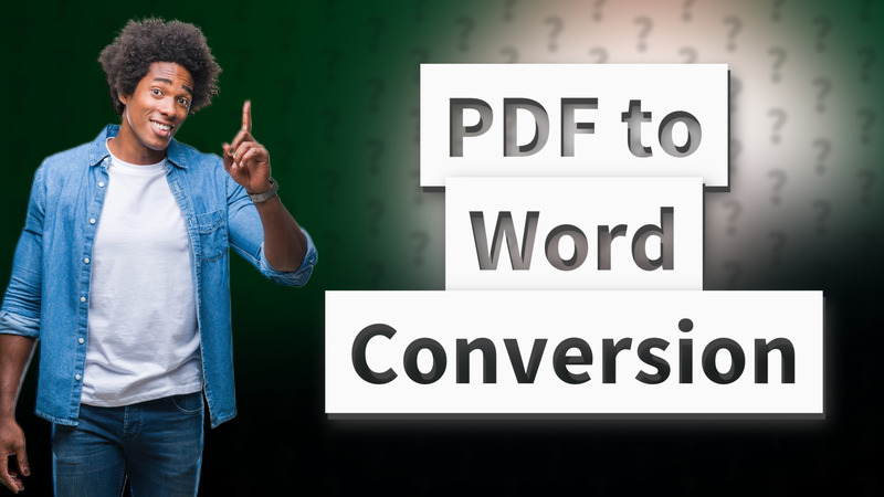 PDF to Word Conversion