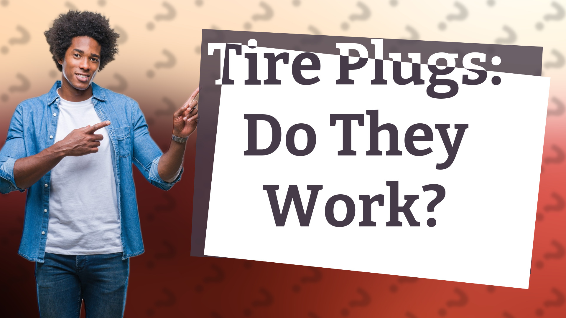 Tire Plugs: Do They Work?