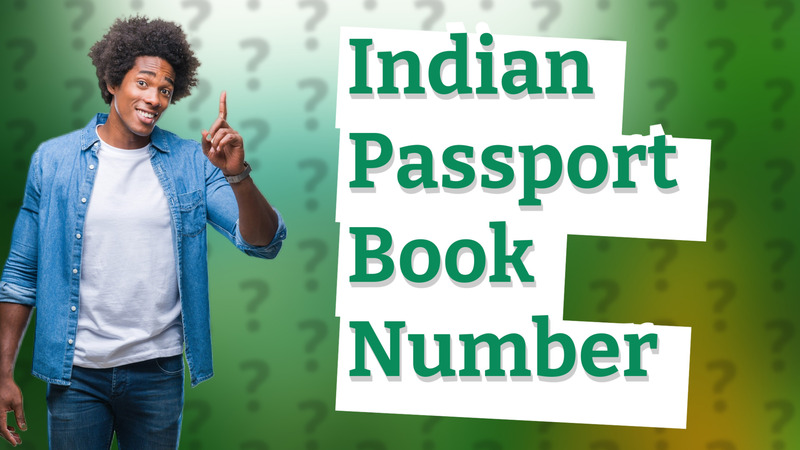 Indian Passport Book Number
