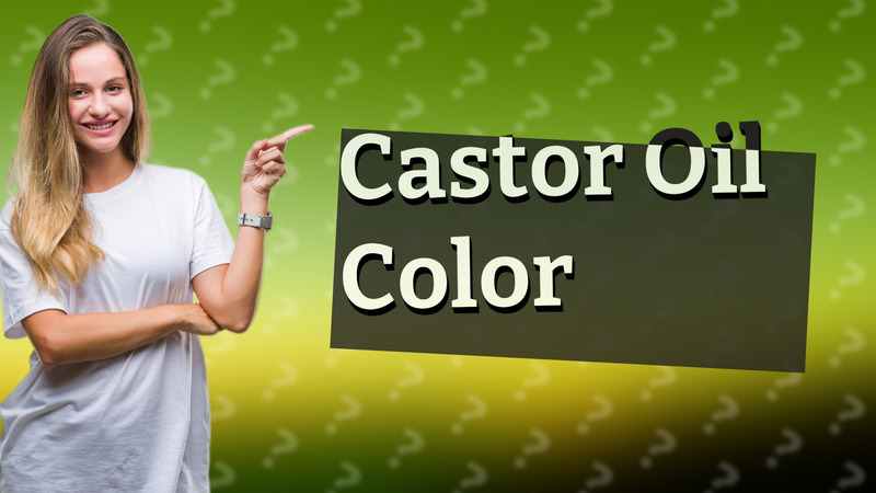 Castor Oil Color