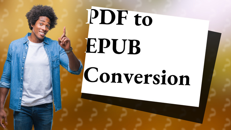 PDF to EPUB Conversion