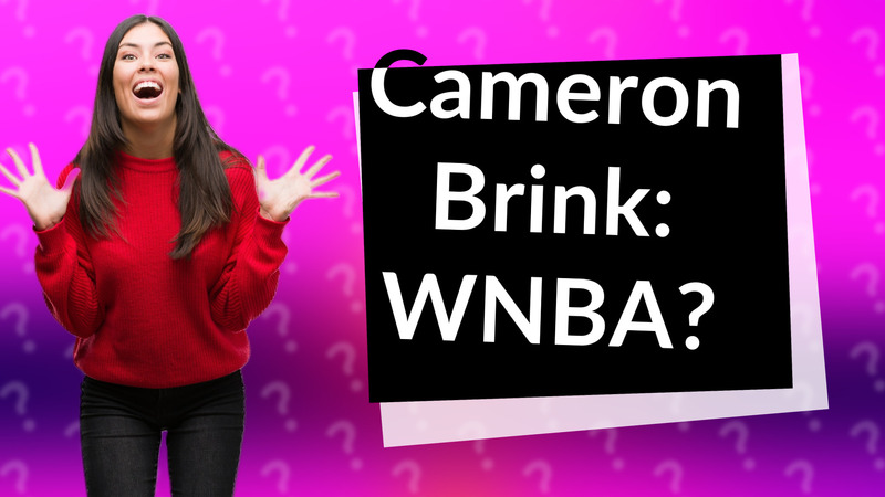 Cameron Brink: WNBA?