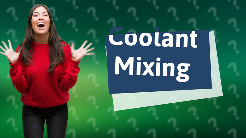 Coolant Mixing