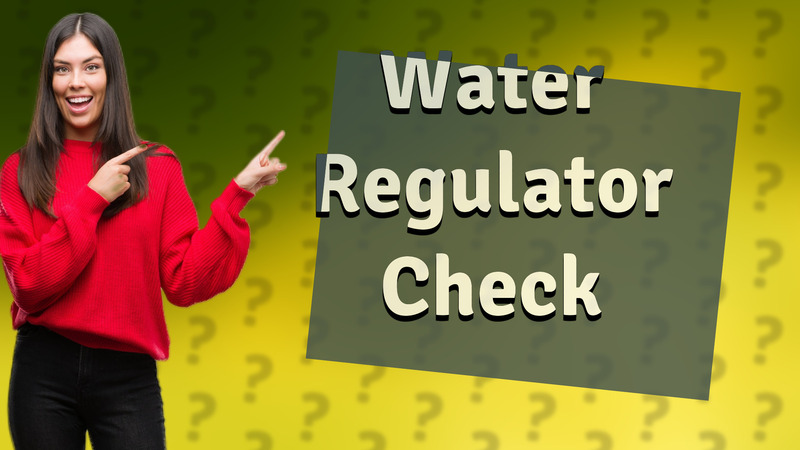 Water Regulator Check